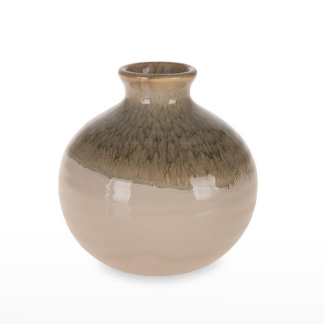 Vaso Porcelana Creme